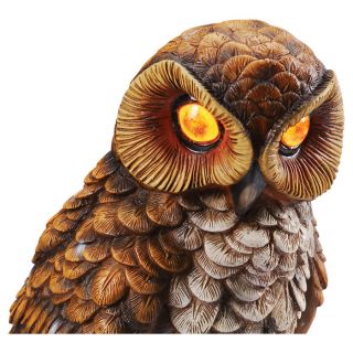 Motion-Detecting Owl Decoy — 12 1/4in.H, Model# FC70092  Rodent Control