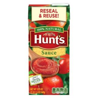 Hunts 100% Natural Tomato Sauce 33.5 oz