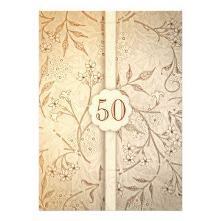 50 golden wedding anniversary invitations