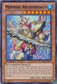Yu Gi Oh   Mermail Abyssmegalo (BP02 EN117)   Battle Pack 2 War of the Giants   1st Edition   Rare Toys & Games