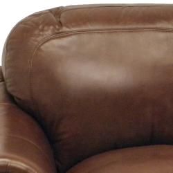 Yale Mahogany Italian Leather Sofa and Chair Sofas & Loveseats