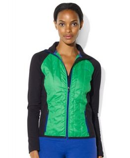Lauren Ralph Lauren Quilted Colorblocked Jacket   Jackets & Blazers   Women