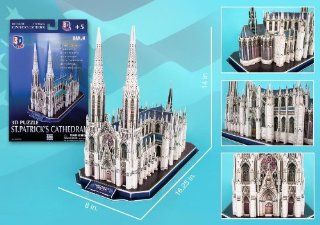 Daron St. Patrick's Cathedral 3D Puzzle 117 Piece Toys & Games