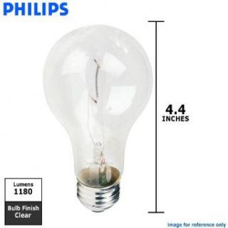 Philips 22485 7   116A21/TS   116 Watt A21 Incandescent Traffic Signal Light Bulb, Long Life    