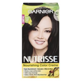 Garnier Nutrisse Hair Color 10 Black Licorice  