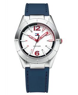 Tommy Hilfiger Watch, Womens Blue and Red Reversible Silicone Strap 38mm 1781193   Watches   Jewelry & Watches