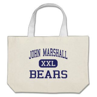 John Marshall   Bears   High   Oklahoma City Canvas Bag