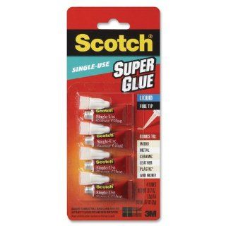 Scotch Super Glue Liquid, .07 Ounces (AD114)  General Purpose Glues 