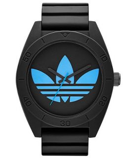 adidas Watch, Mens Black Silicone Strap 50mm ADH2882   Watches   Jewelry & Watches