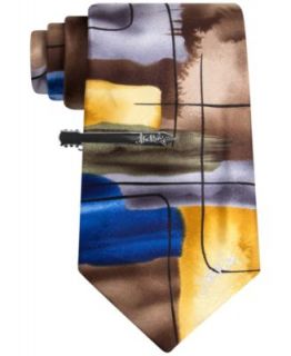 Perry Ellis Porfolio Gift Set, Cloudy Cufflinks & Tie Clip   Wallets & Accessories   Men