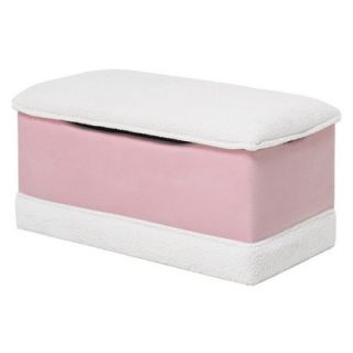 Deluxe Toy Box   Pink and White