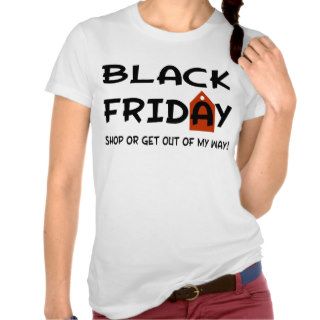 Funny Black Friday Red Tag on Text Shirts
