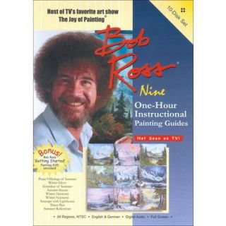 Bob Ross Nine One Hour Instructional Guides (10