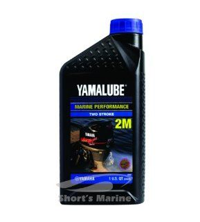 Yamaha LUB 2STRK M1 12 Yamalube 2M Marine 2 Stroke Oil NMMA TC W3 Quart; LUB2STRKM112 Made by Yamaha Sports & Outdoors