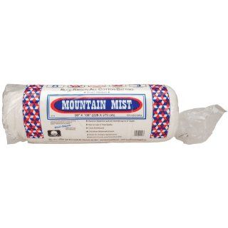 Mountain Mist Blue Ribbon Cotton Batting, Queen 90 inch by 108 inch