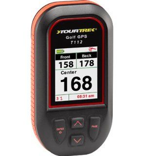 Tour Trek T112 Golf GPS( COLOR Black/Red ) Sports & Outdoors