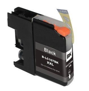 Discountinkllc � 1 Pack Brother LC 107 LC107 BK XXL Black Super Hy Compatible Ink Cartridge