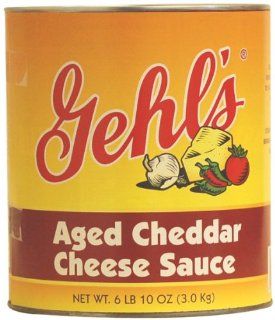 Gehl's Aged Cheddar Cheese Sauce, 106 Ounce Can (Pack of 2)  Gourmet Sauces  Grocery & Gourmet Food