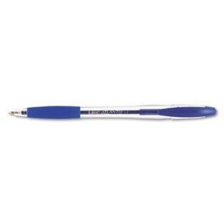 Atlantis™ Stick Ball Pen, 1.2mm Tip, Clip, Rubber Grip & Easy Glide Blue Ink (BICVSG11BE)  Rollerball Pens 
