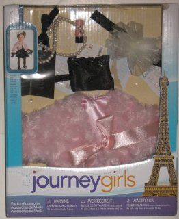 Journey Girls 18 inch Doll Fashion Sets Paris   Night Out Pink Toys & Games