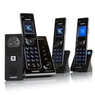 V Tech 3 Handset Cordless Phone Answering System with Video Doorbell