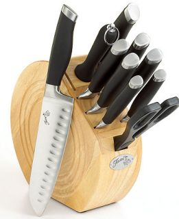 Fiesta Cutlery, 11 Piece Set with Wood Block   Cutlery & Knives   Kitchen