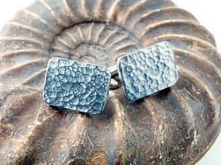 beaten surface cufflinks for him by multiply design