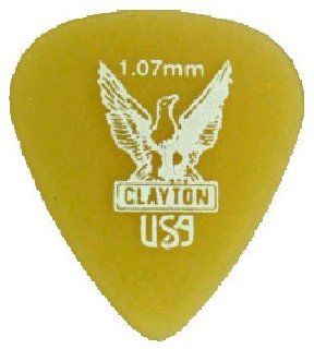 Clayton URT107 Ultem Picks 1.07 48 pack Musical Instruments