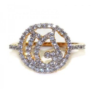 Scrunchh Diya Glow Ring with CZ Jewelry