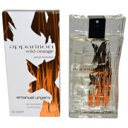 Emanuel Ungaro 'Apparition Wild Orange' Men's 3 ounce Eau de Toilette Spray Emanuel Ungaro Men's Fragrances