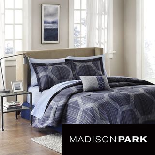 Madison Park Essentials Pierce 9 piece Bed in a Bag with Sheet Set Madison Park Bed in a Bag
