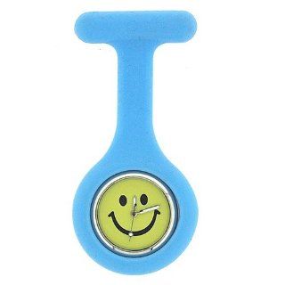 Boxx Light Blue Smiley Face Infection Control Gel Professional Fob Watch Boxx104 Watches