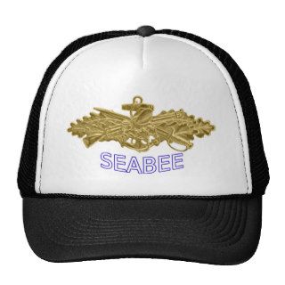 Seabee Officer Combat Warfare Specialist Hat