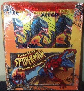 Fleer Ultra Spider Man Premiere Edition Trading Cards Box  24 Count Toys & Games