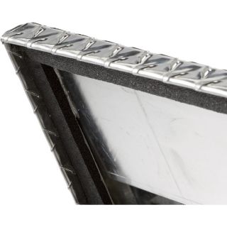 # 41881. Construction-Grade Aluminum Underbody Truck Box — Diamond Plate, 60in.L x 18 3/4in.W x 18in.H