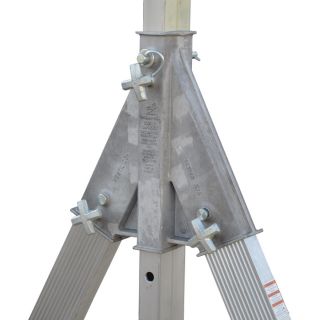 Vestil Aluminum Gantry Crane — Adjustable Height, 2000-lb. Capacity, 12ft.L x 8in.H Beam, 7ft.8in. to 10ft.2in. Under I-Beam Range, Model# AHA-2-12-10  Gantry Cranes