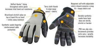 Youngstown Kevlar-Lined Work Gloves — Cut-Resistant  Mechanical   Shop Gloves