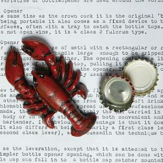 lobster bottle opener by men's society