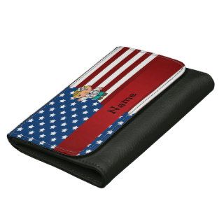 Personalized name Patriotic doctor Wallets