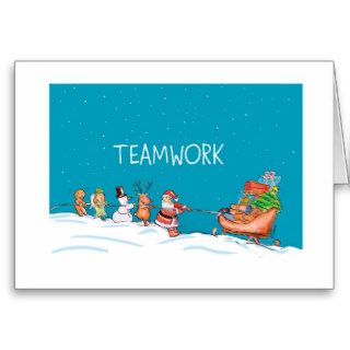 Teamwork   Christmas   2013 Cards