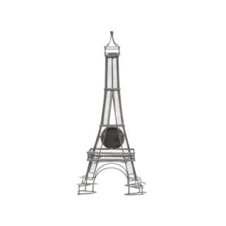 Infinity Instruments Metal Wire Eiffel Tower Table Clock
