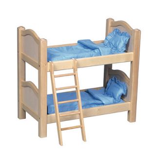 Guidecraft Doll Bunk Bed in Natural