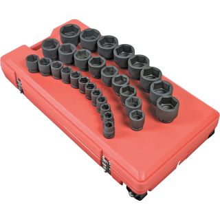 Sunex Tools JUMBO Impact Sockets — 29-Pc. Set, 3/4in. Drive, SAE, Model# 4696  3/4in. Drive SAE Sets