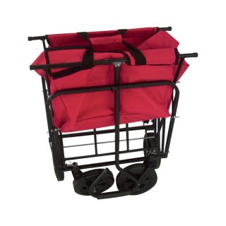 Folding Garden Cart — 35in.L x 21 1/2in.W, 150-Lb. Capacity  Yard Carts   Wheelbarrows