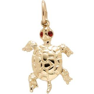 Rembrandt Charms Turtle Charm, 10K Yellow Gold Jewelry