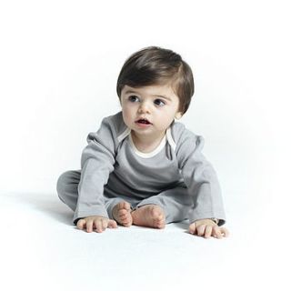 organic cotton baby pyjamas/outfit zero 3m by bamboo baby
