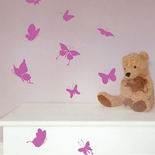 butterfly wall stickers by all things brighton beautiful