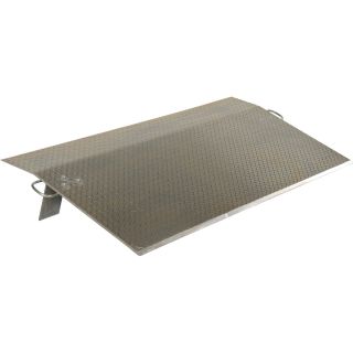 Vestil Economizer Dockplate — Aluminum, 7800-lb. Capacity, 36in.L x 72in.W, Model# EH-7236  Dockboards   Dockplates