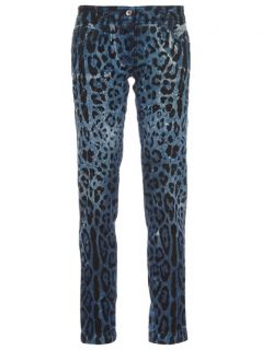 Dolce & Gabbana Leopard Print Jean   Francis Ferent
