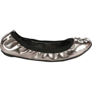 Women's Footzyfolds Nika 1161 Pewter Footzyfolds Flats